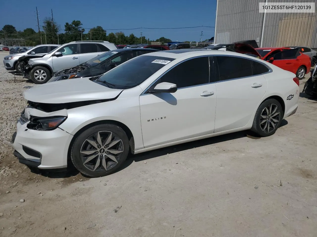 2017 Chevrolet Malibu Lt VIN: 1G1ZE5ST6HF120139 Lot: 68551854