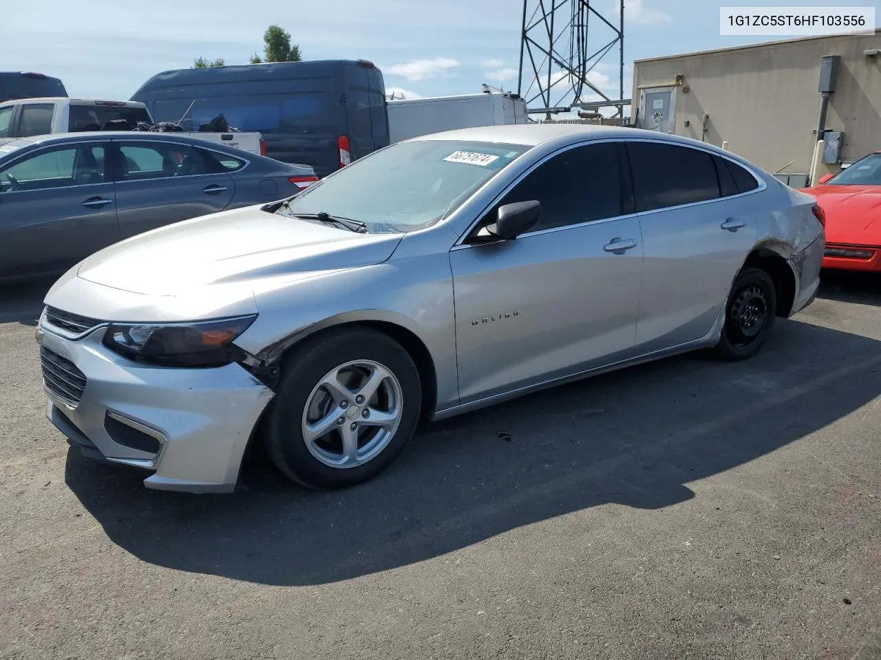 1G1ZC5ST6HF103556 2017 Chevrolet Malibu Ls