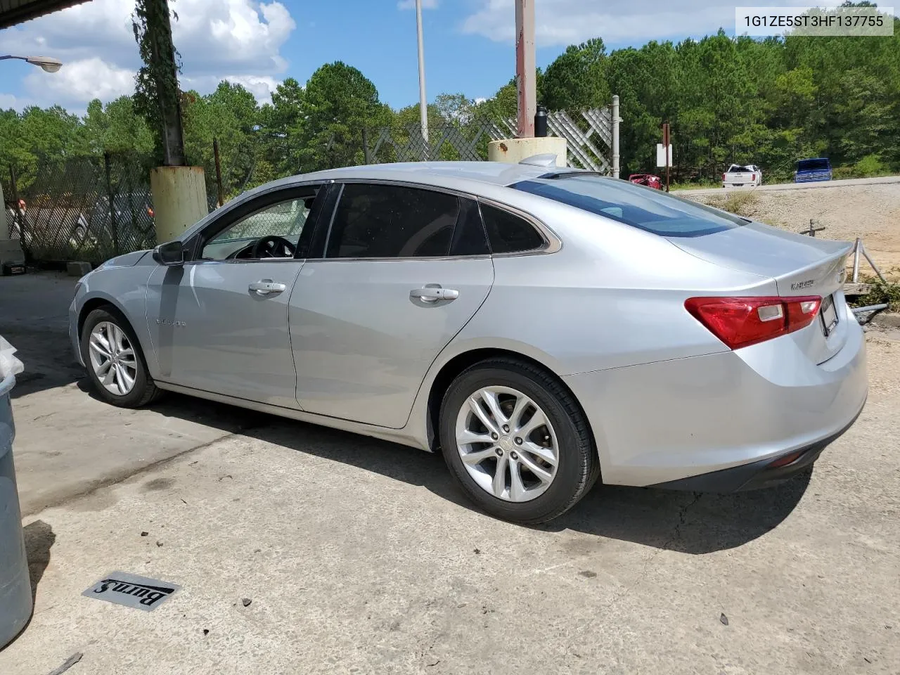 1G1ZE5ST3HF137755 2017 Chevrolet Malibu Lt