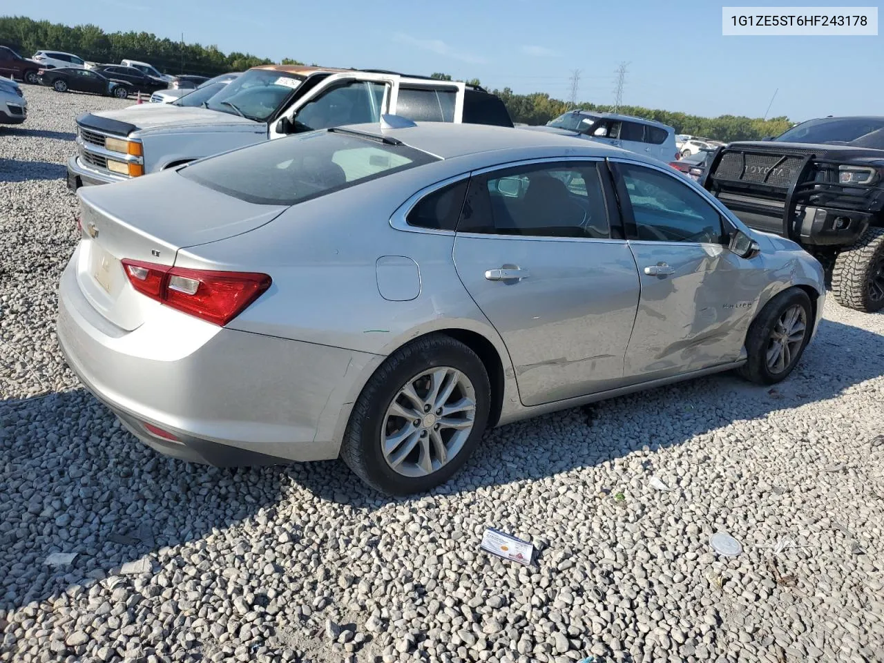 1G1ZE5ST6HF243178 2017 Chevrolet Malibu Lt