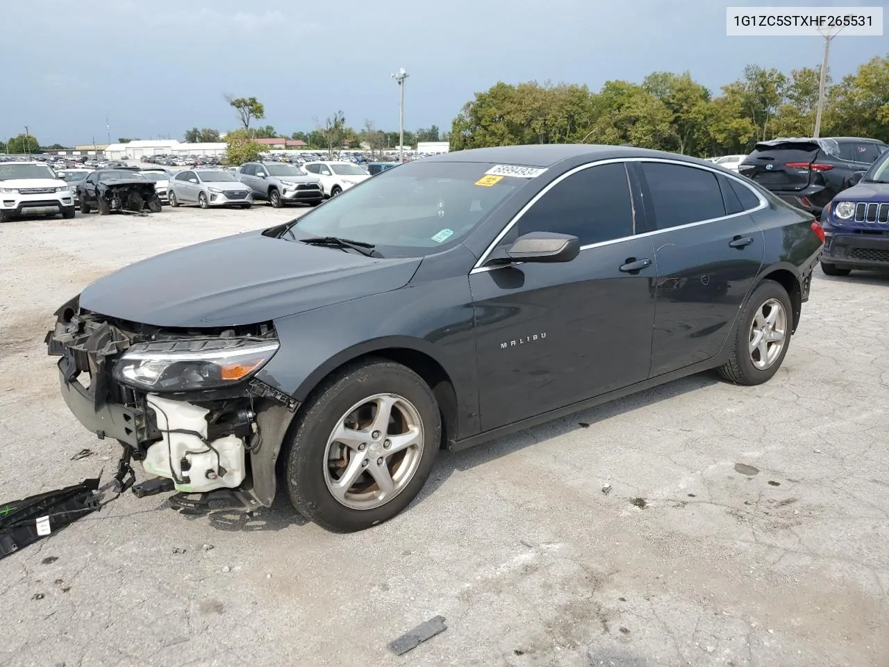 2017 Chevrolet Malibu Ls VIN: 1G1ZC5STXHF265531 Lot: 68994934