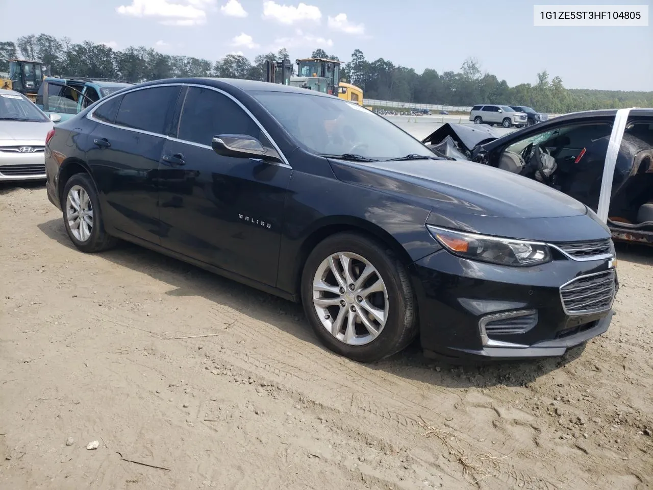 2017 Chevrolet Malibu Lt VIN: 1G1ZE5ST3HF104805 Lot: 69250094