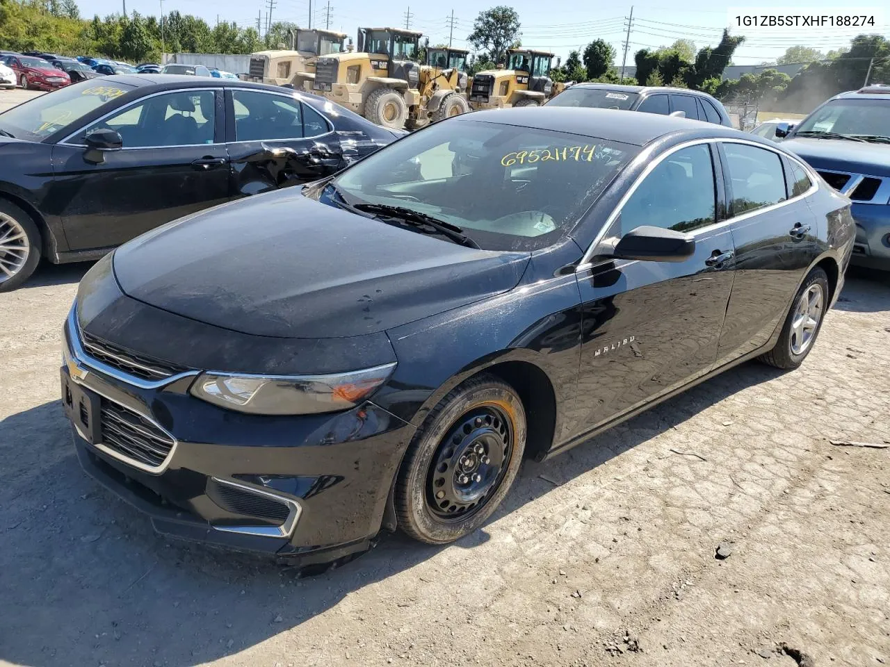 1G1ZB5STXHF188274 2017 Chevrolet Malibu Ls