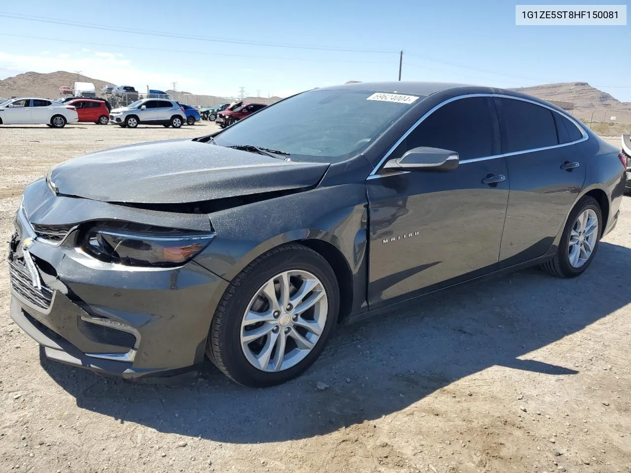 2017 Chevrolet Malibu Lt VIN: 1G1ZE5ST8HF150081 Lot: 69624004