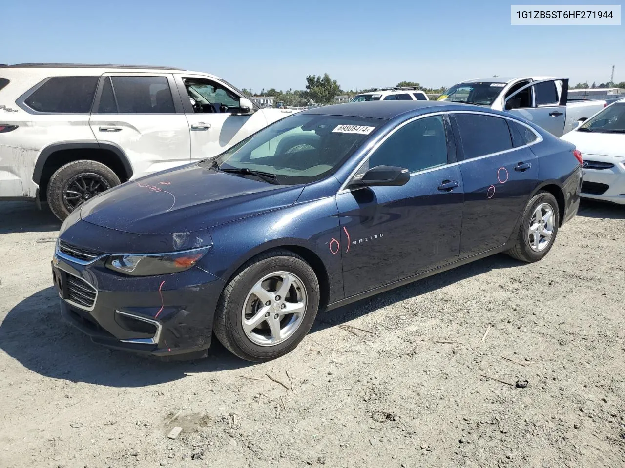 2017 Chevrolet Malibu Ls VIN: 1G1ZB5ST6HF271944 Lot: 69808474