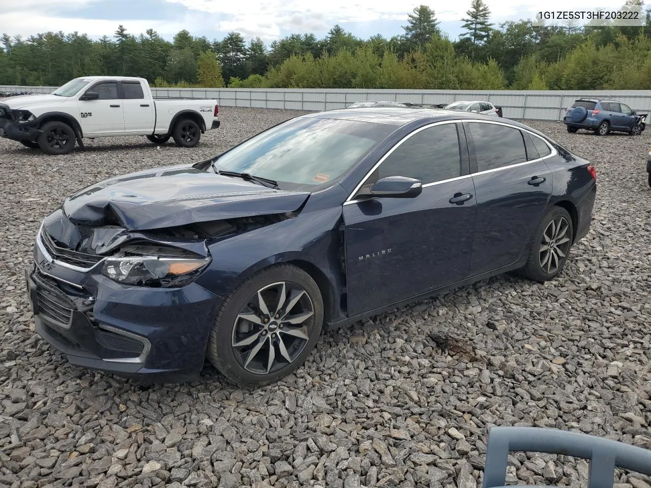 1G1ZE5ST3HF203222 2017 Chevrolet Malibu Lt