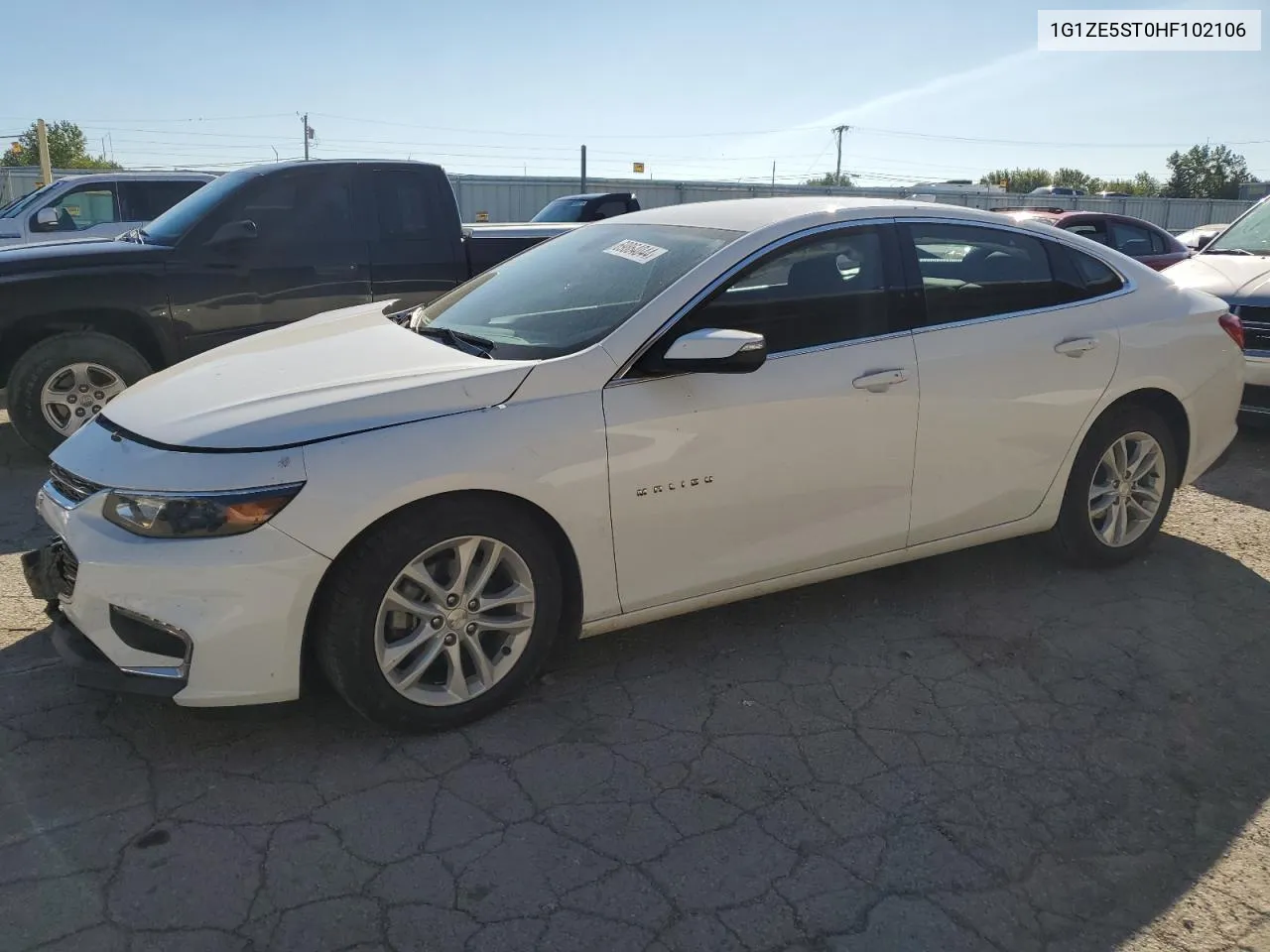 2017 Chevrolet Malibu Lt VIN: 1G1ZE5ST0HF102106 Lot: 69864044