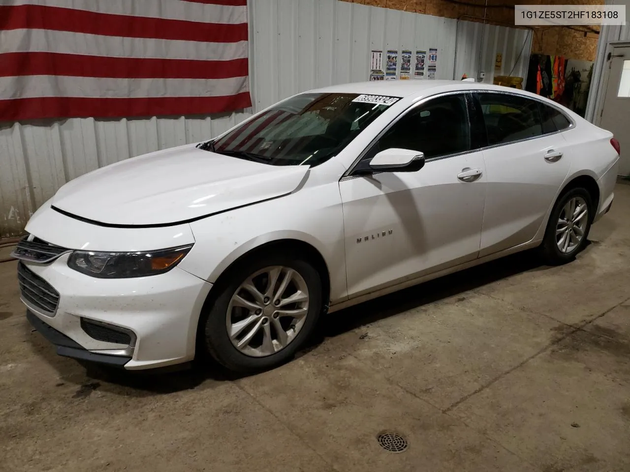 1G1ZE5ST2HF183108 2017 Chevrolet Malibu Lt