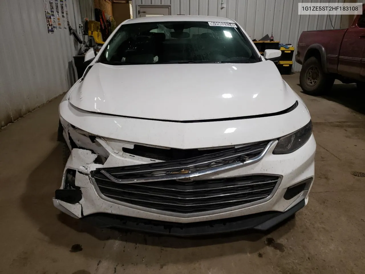 1G1ZE5ST2HF183108 2017 Chevrolet Malibu Lt