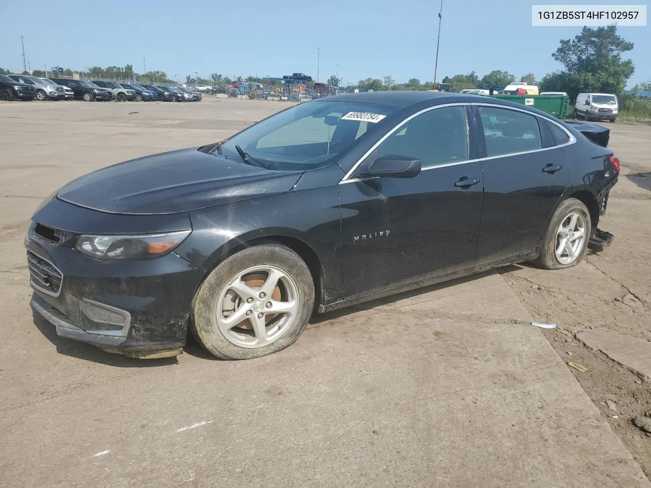 2017 Chevrolet Malibu Ls VIN: 1G1ZB5ST4HF102957 Lot: 69983784