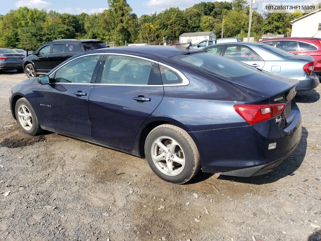 2017 Chevrolet Malibu Ls VIN: 1G1ZB5ST3HF155309 Lot: 70004434