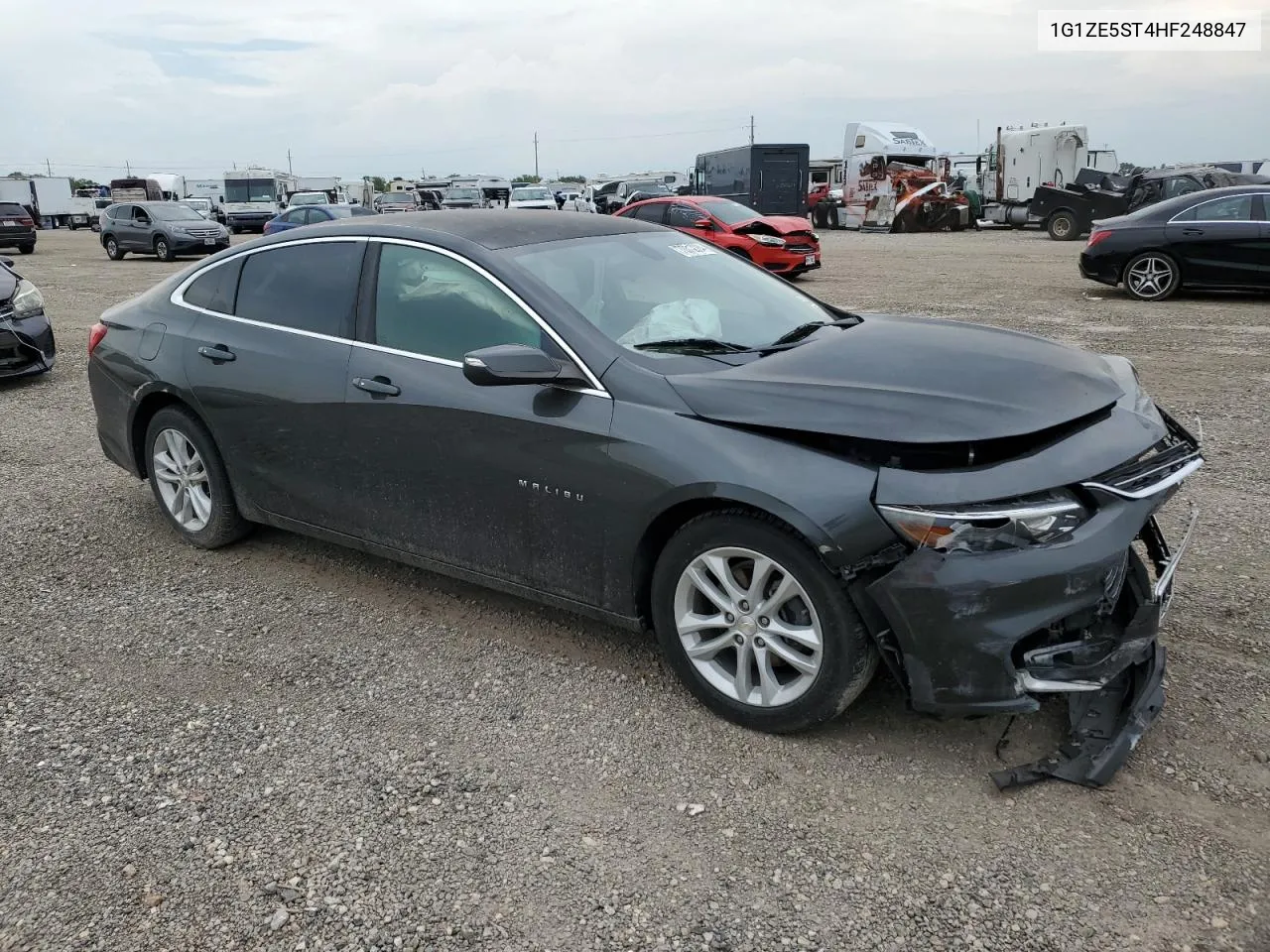 2017 Chevrolet Malibu Lt VIN: 1G1ZE5ST4HF248847 Lot: 70012084