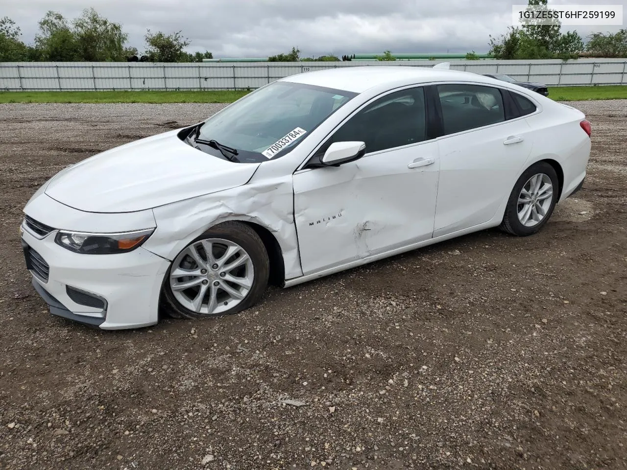 2017 Chevrolet Malibu Lt VIN: 1G1ZE5ST6HF259199 Lot: 70033784