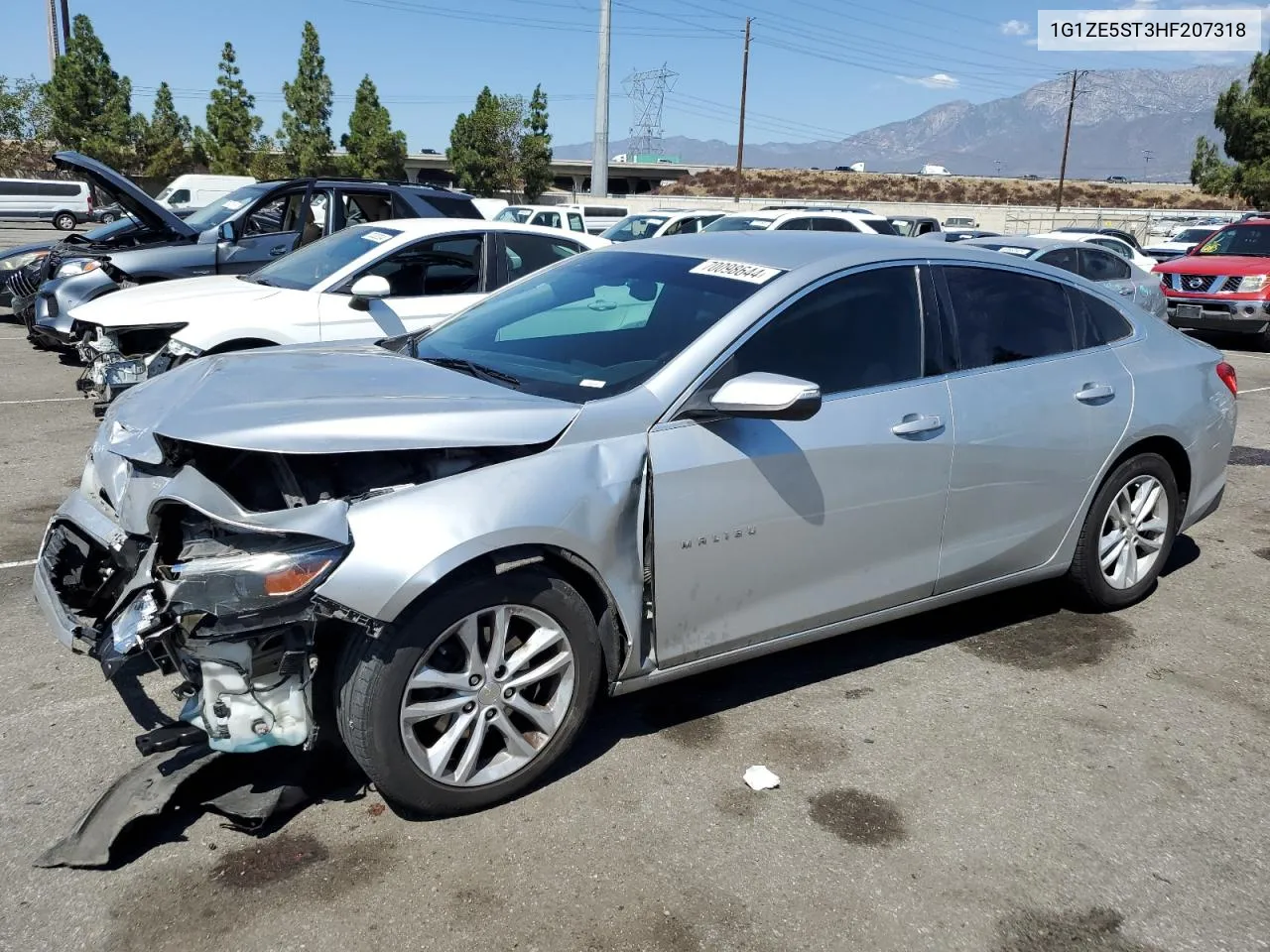 2017 Chevrolet Malibu Lt VIN: 1G1ZE5ST3HF207318 Lot: 70098644