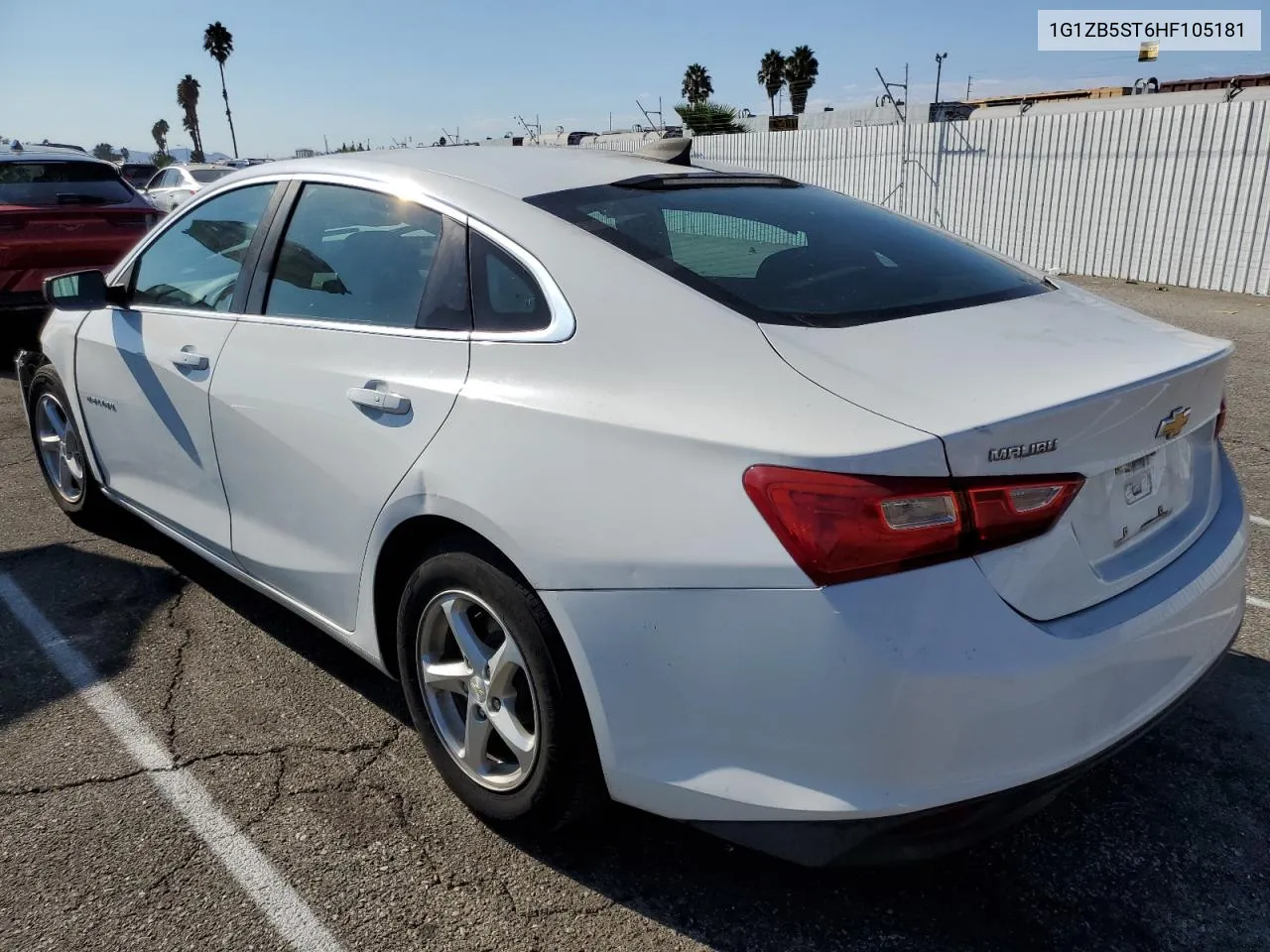 2017 Chevrolet Malibu Ls VIN: 1G1ZB5ST6HF105181 Lot: 70273844