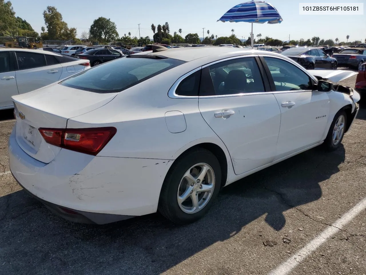 2017 Chevrolet Malibu Ls VIN: 1G1ZB5ST6HF105181 Lot: 70273844