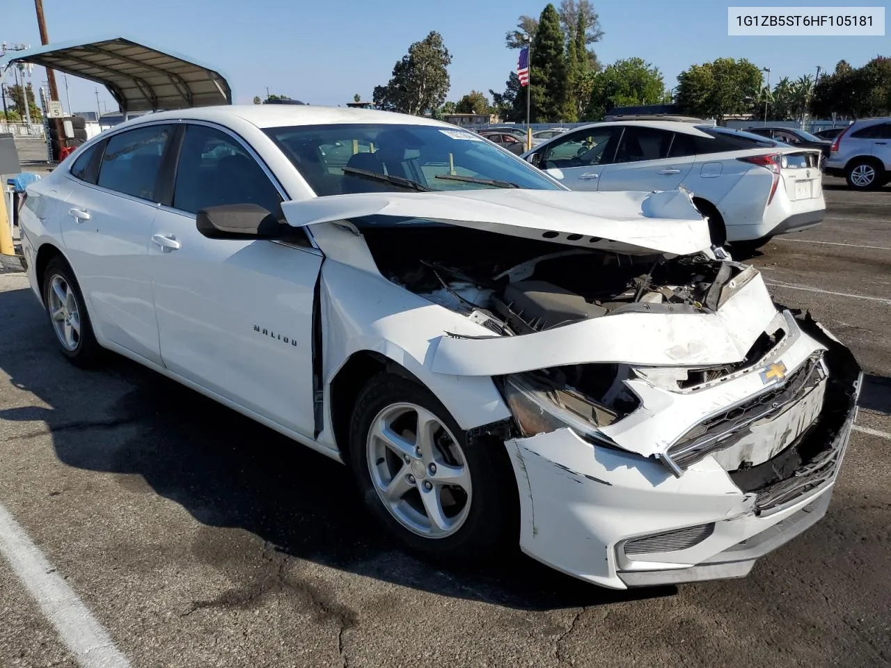 2017 Chevrolet Malibu Ls VIN: 1G1ZB5ST6HF105181 Lot: 70273844