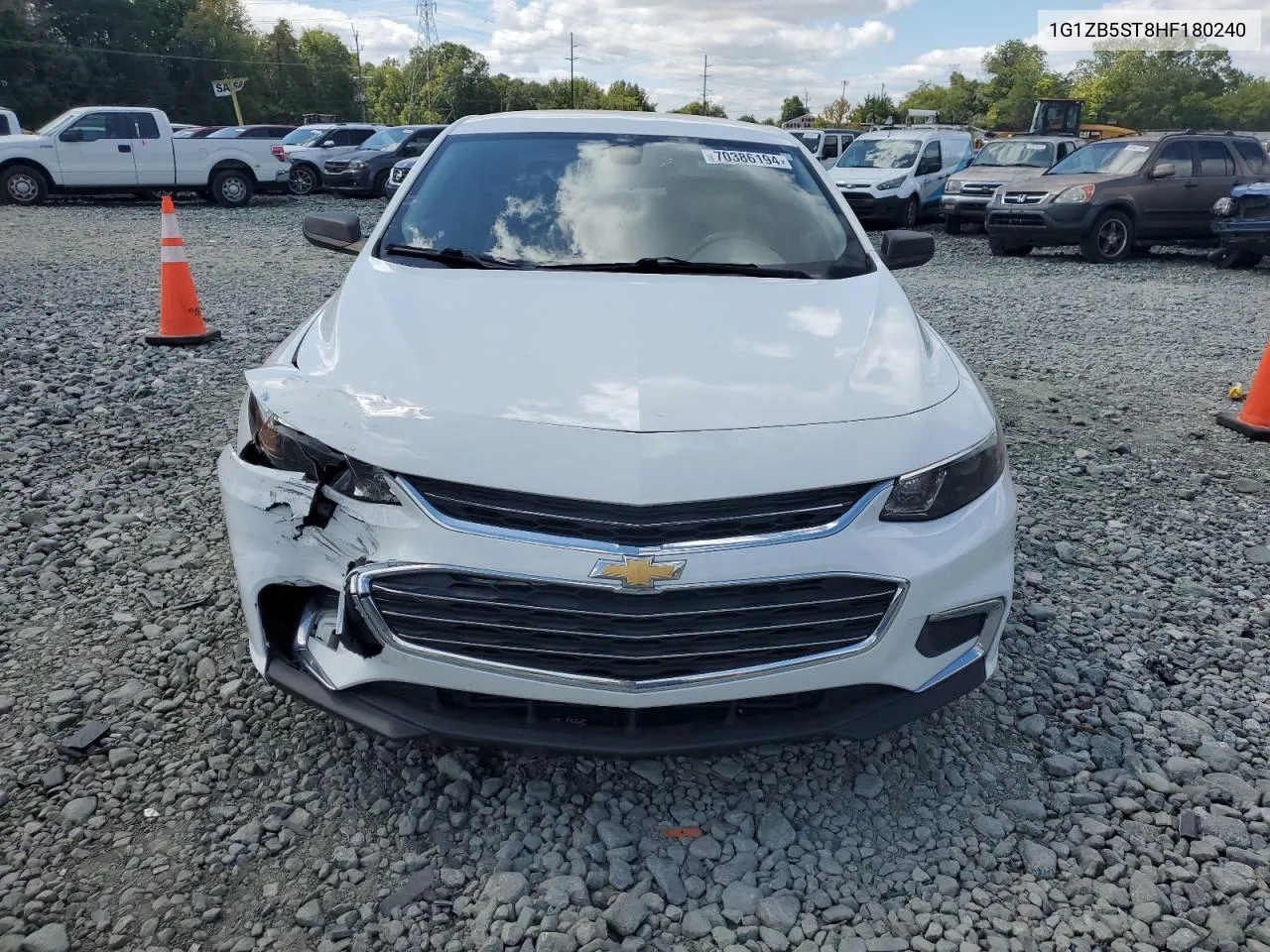 1G1ZB5ST8HF180240 2017 Chevrolet Malibu Ls