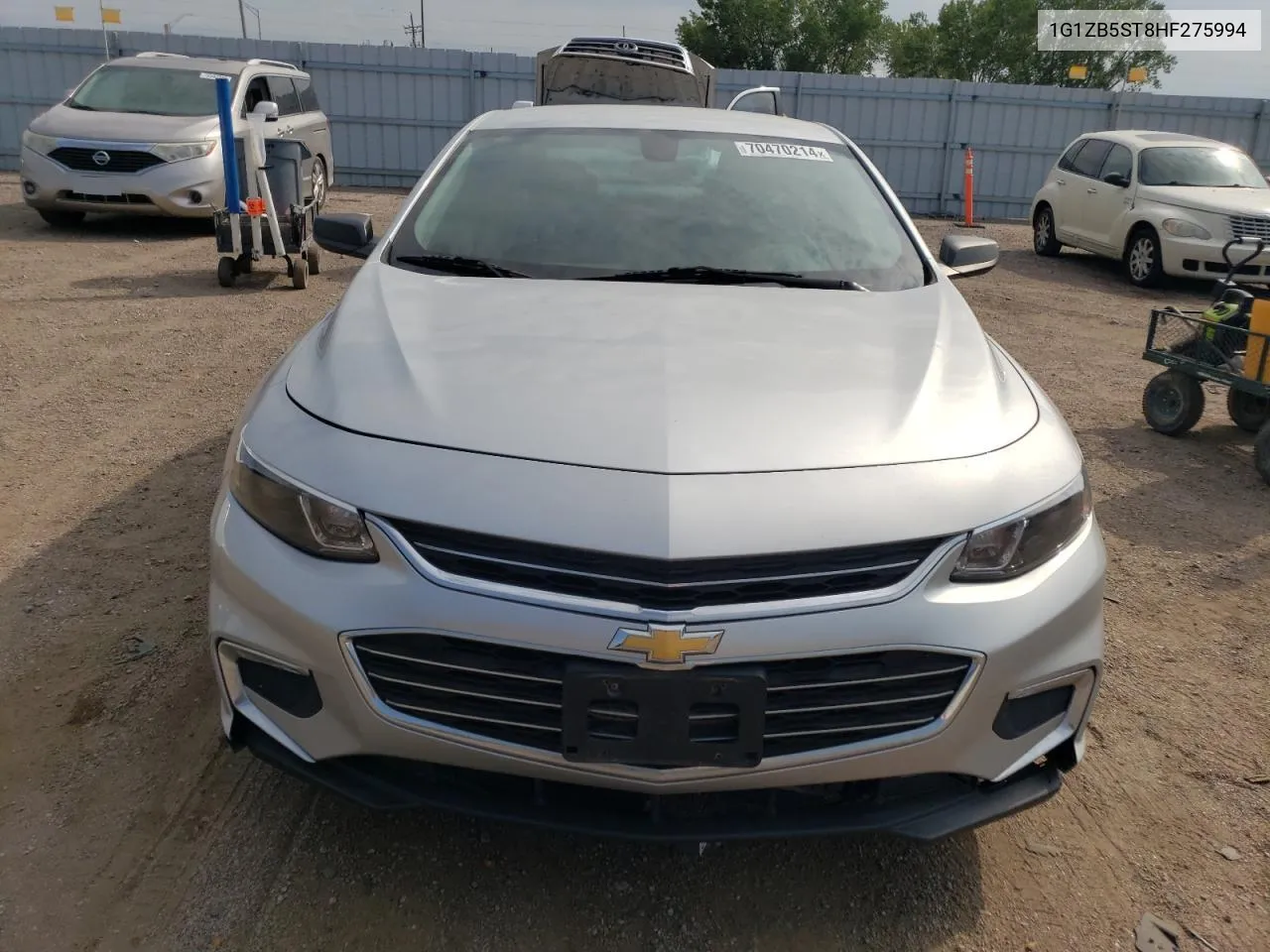 1G1ZB5ST8HF275994 2017 Chevrolet Malibu Ls