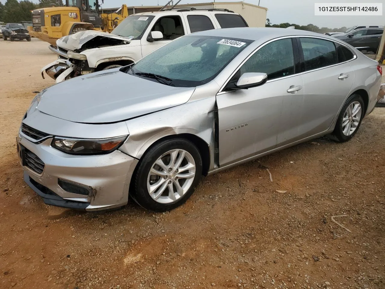 2017 Chevrolet Malibu Lt VIN: 1G1ZE5ST5HF142486 Lot: 70634064