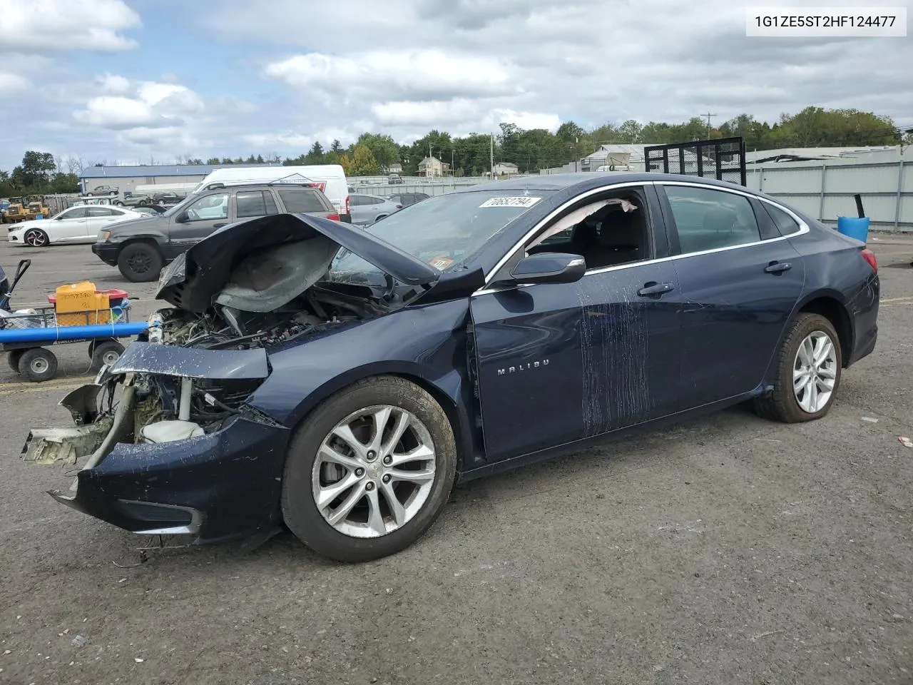 1G1ZE5ST2HF124477 2017 Chevrolet Malibu Lt