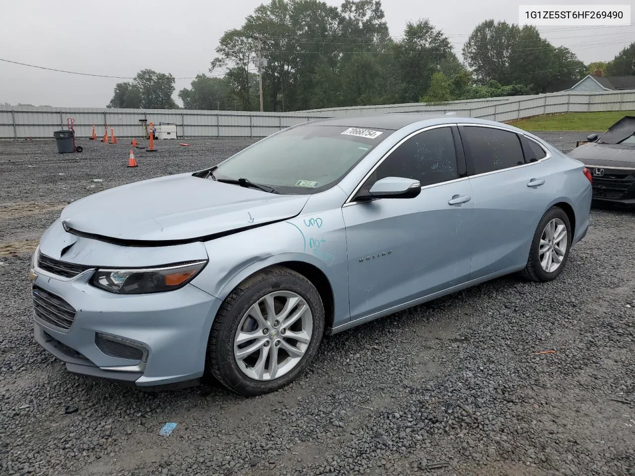 2017 Chevrolet Malibu Lt VIN: 1G1ZE5ST6HF269490 Lot: 70668754