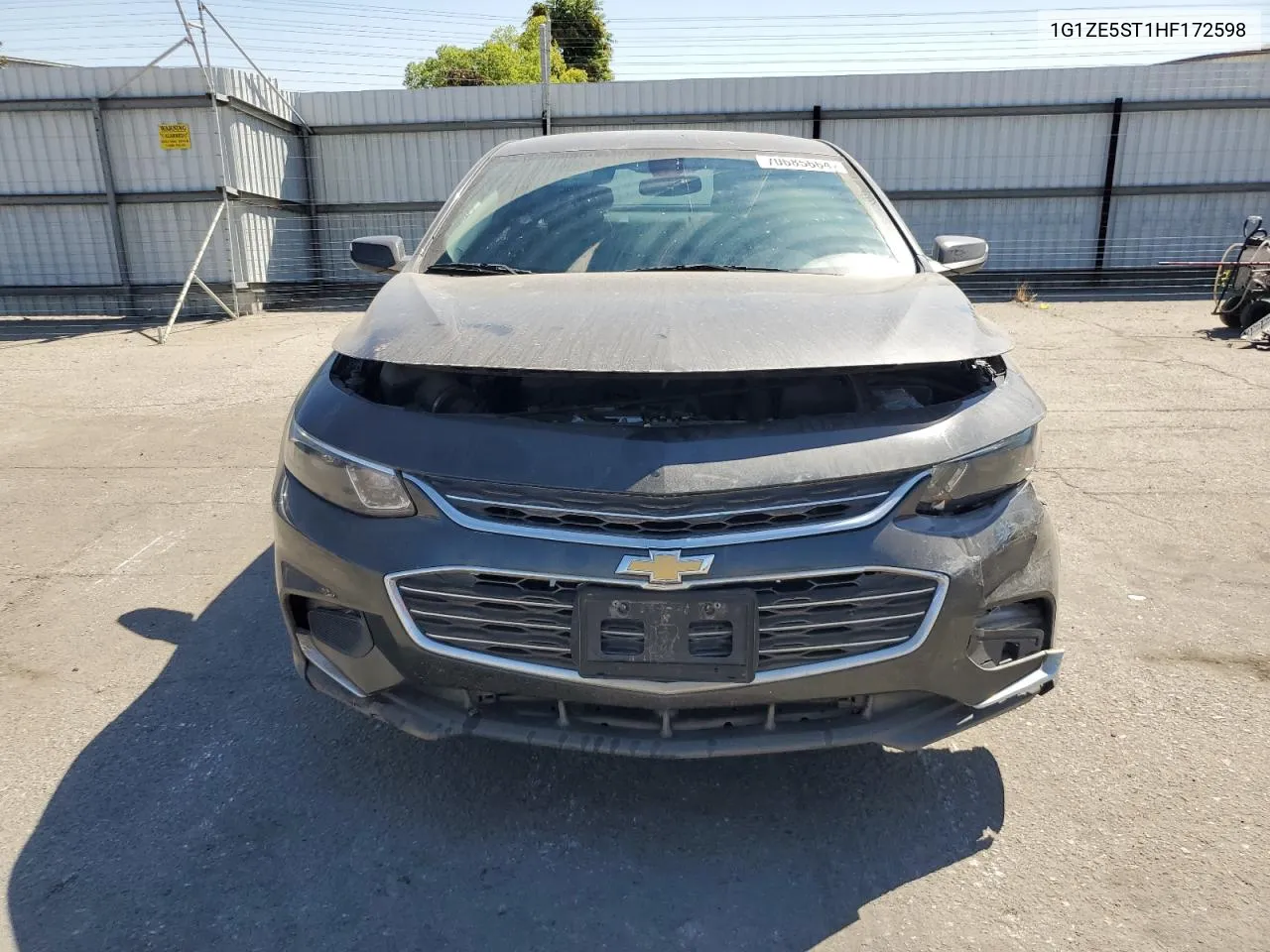 2017 Chevrolet Malibu Lt VIN: 1G1ZE5ST1HF172598 Lot: 70685664