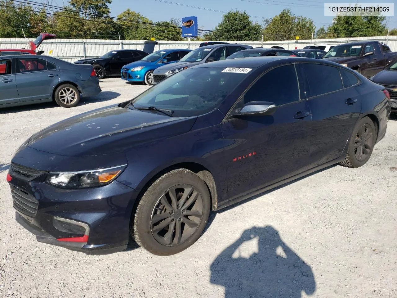 2017 Chevrolet Malibu Lt VIN: 1G1ZE5ST7HF214059 Lot: 70820194