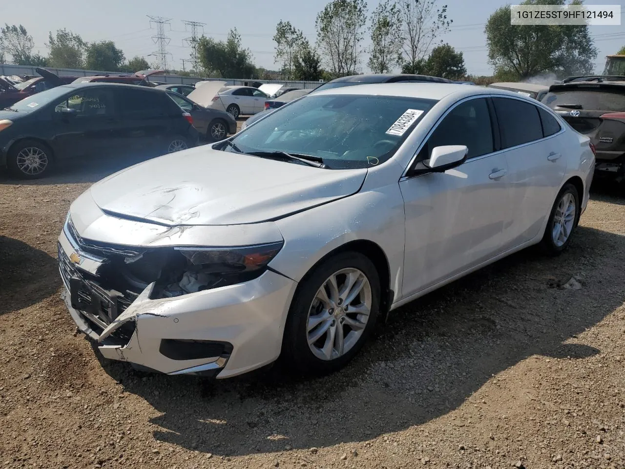 2017 Chevrolet Malibu Lt VIN: 1G1ZE5ST9HF121494 Lot: 70843384