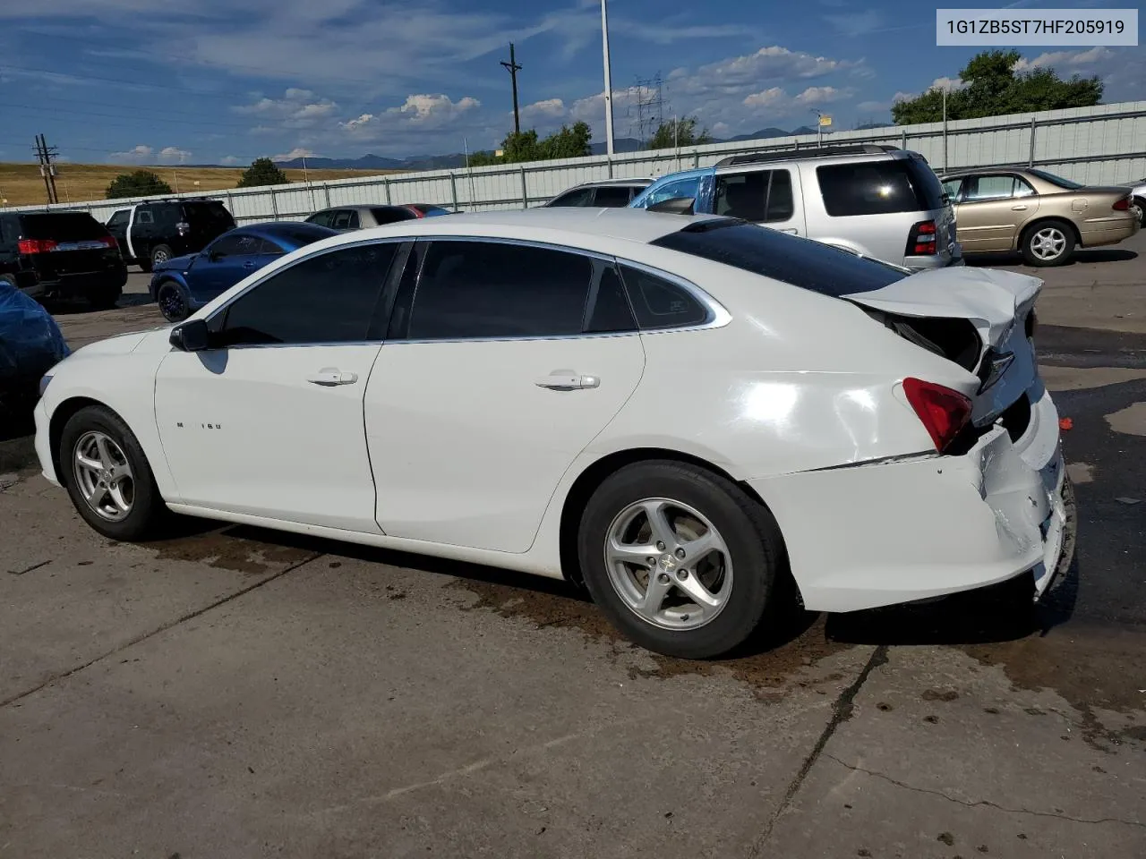 2017 Chevrolet Malibu Ls VIN: 1G1ZB5ST7HF205919 Lot: 70888614