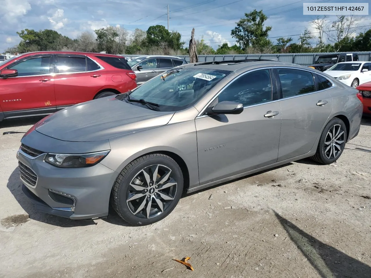 2017 Chevrolet Malibu Lt VIN: 1G1ZE5ST1HF142467 Lot: 70954564