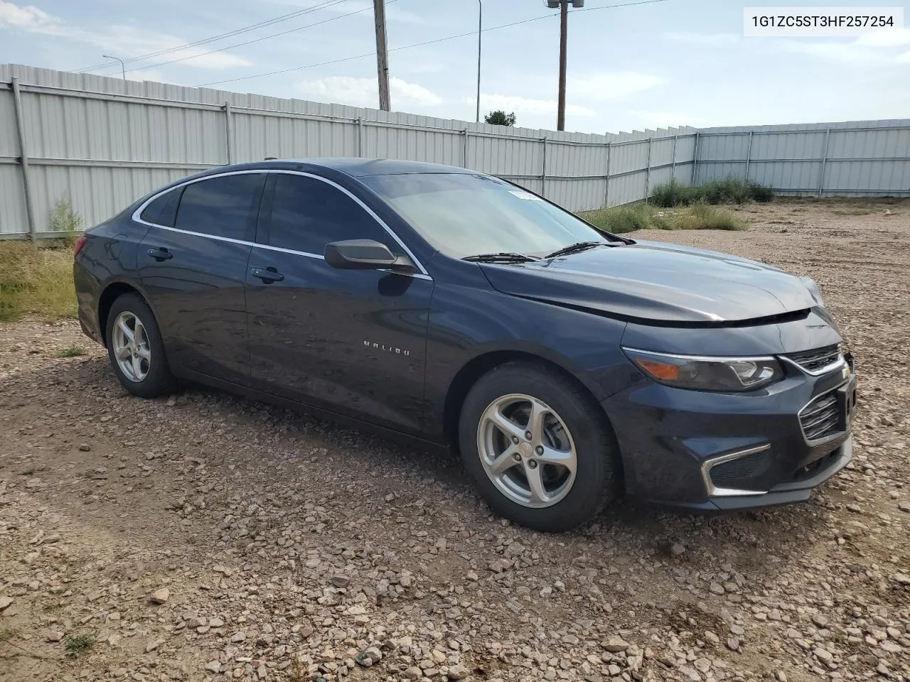 2017 Chevrolet Malibu Ls VIN: 1G1ZC5ST3HF257254 Lot: 71113964