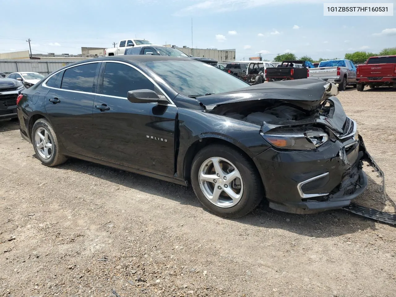 2017 Chevrolet Malibu Ls VIN: 1G1ZB5ST7HF160531 Lot: 71127174