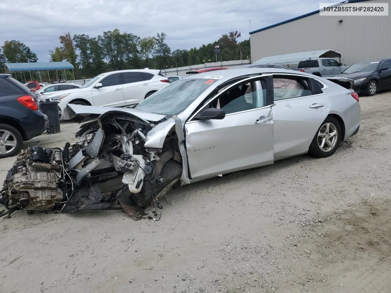 2017 Chevrolet Malibu Ls VIN: 1G1ZB5ST5HF282420 Lot: 71164214