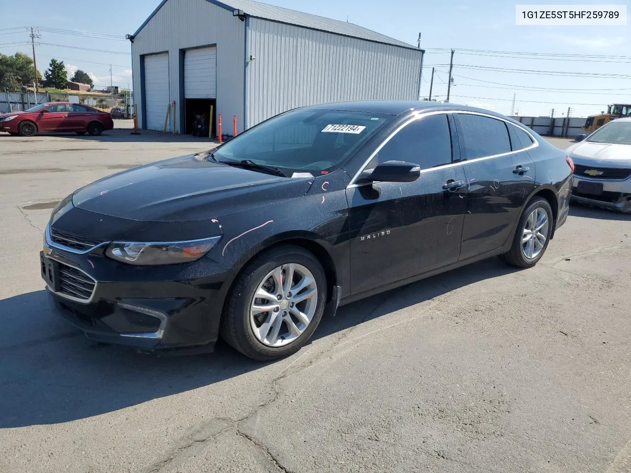 2017 Chevrolet Malibu Lt VIN: 1G1ZE5ST5HF259789 Lot: 71222194