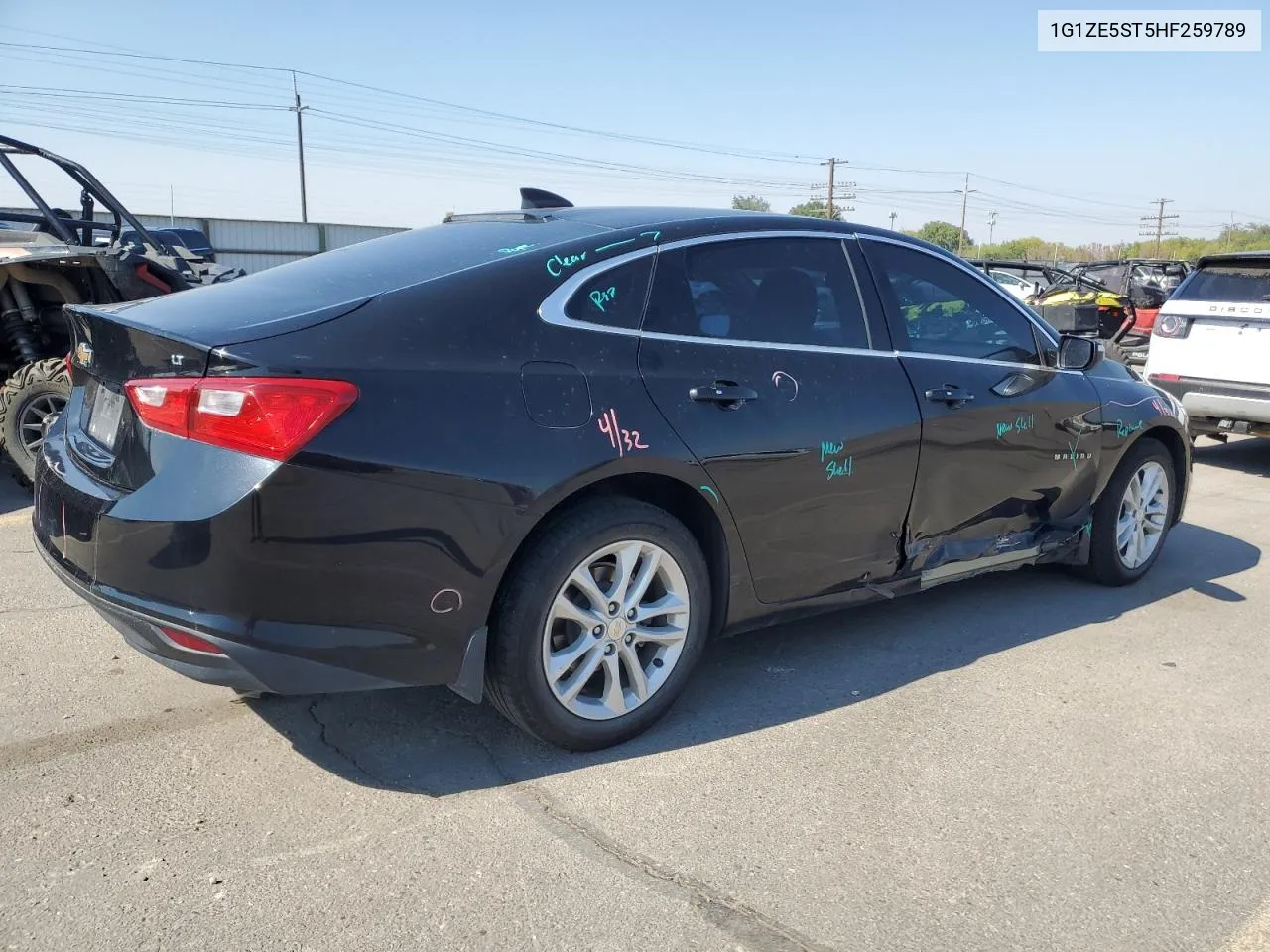 2017 Chevrolet Malibu Lt VIN: 1G1ZE5ST5HF259789 Lot: 71222194