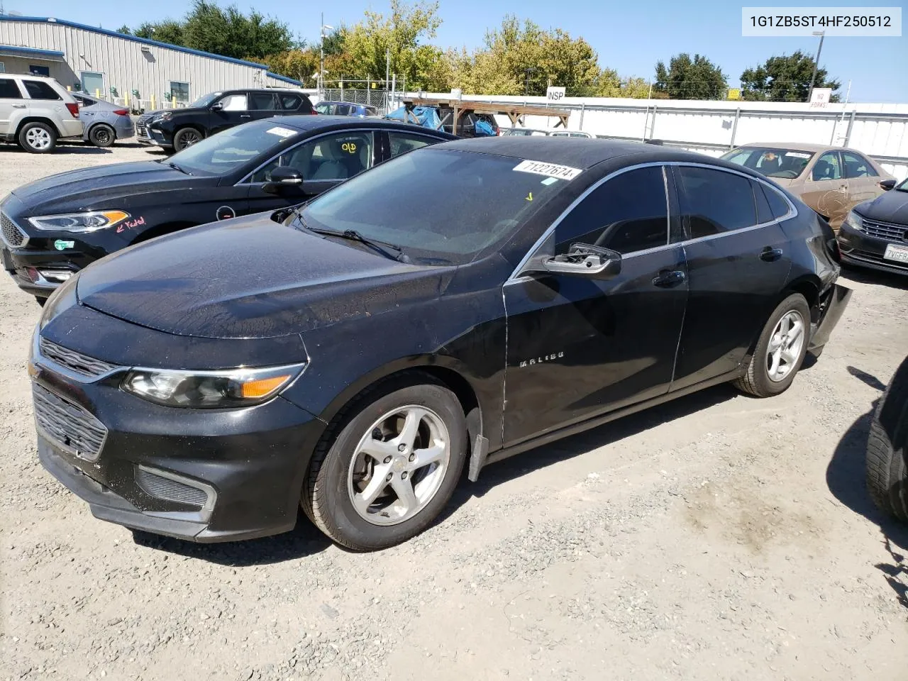 2017 Chevrolet Malibu Ls VIN: 1G1ZB5ST4HF250512 Lot: 71227674