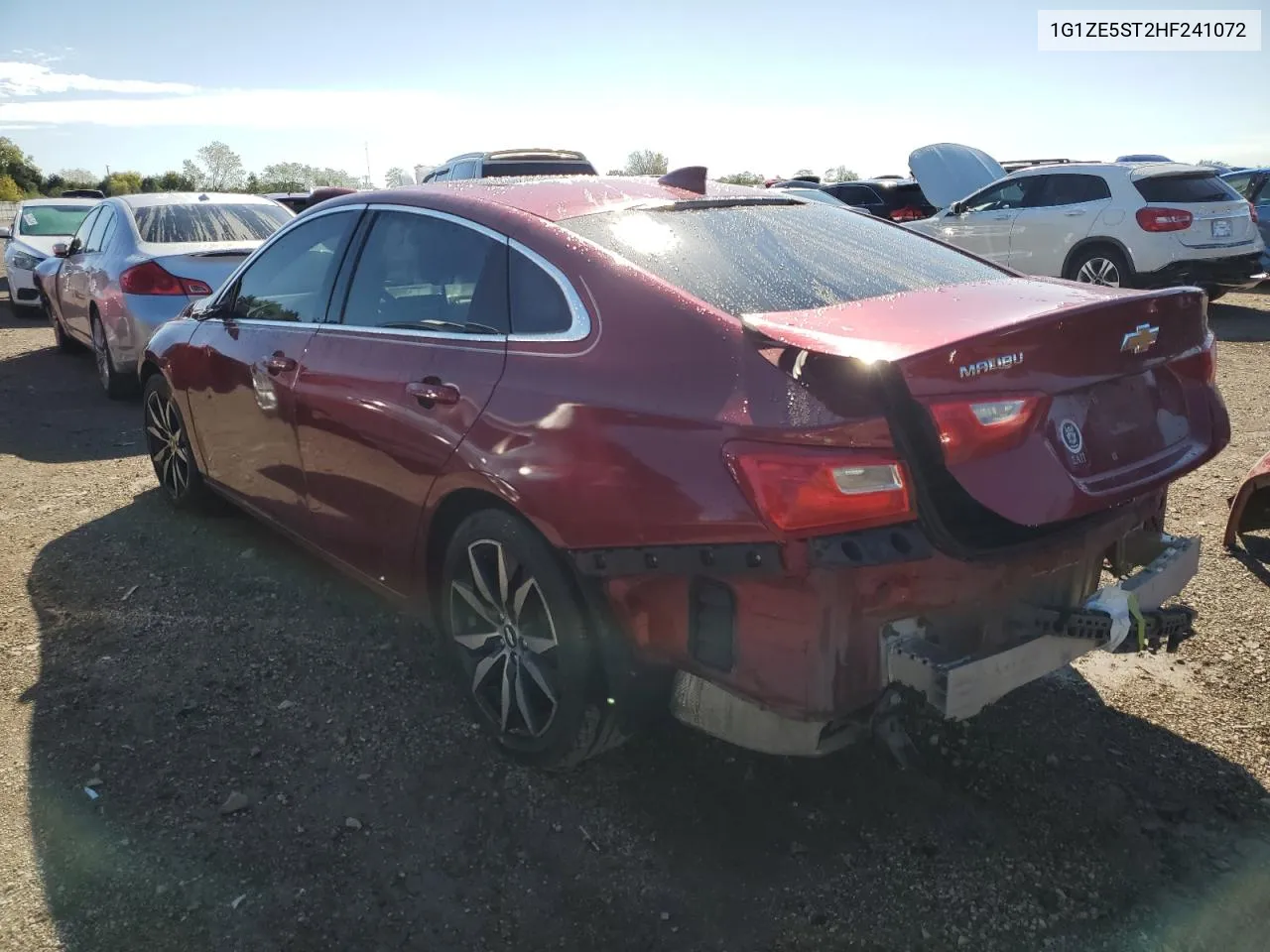 1G1ZE5ST2HF241072 2017 Chevrolet Malibu Lt