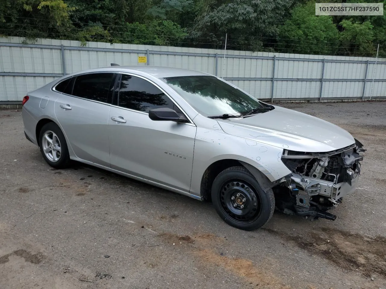 2017 Chevrolet Malibu Ls VIN: 1G1ZC5ST7HF237590 Lot: 71400894