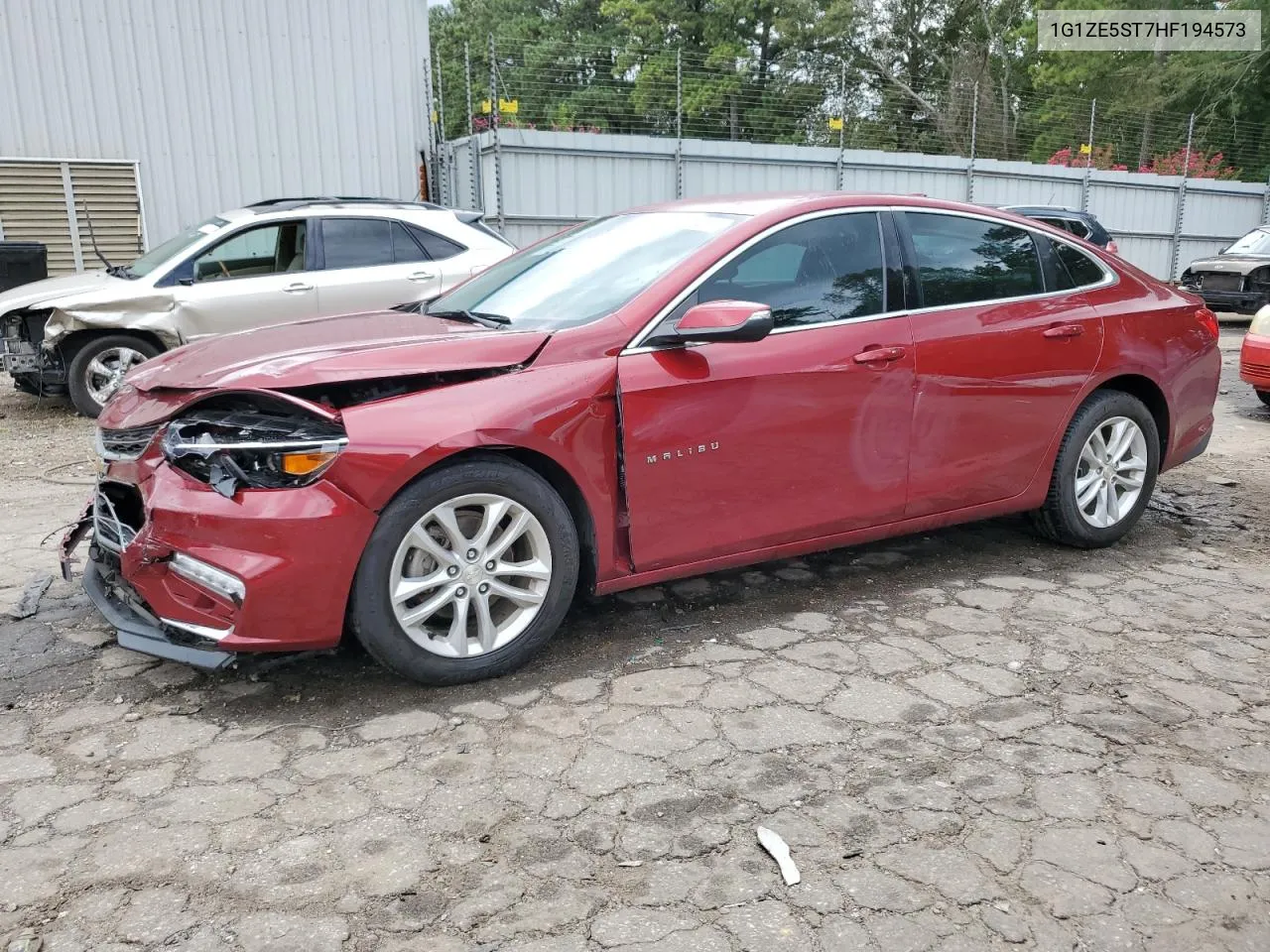 2017 Chevrolet Malibu Lt VIN: 1G1ZE5ST7HF194573 Lot: 71415274