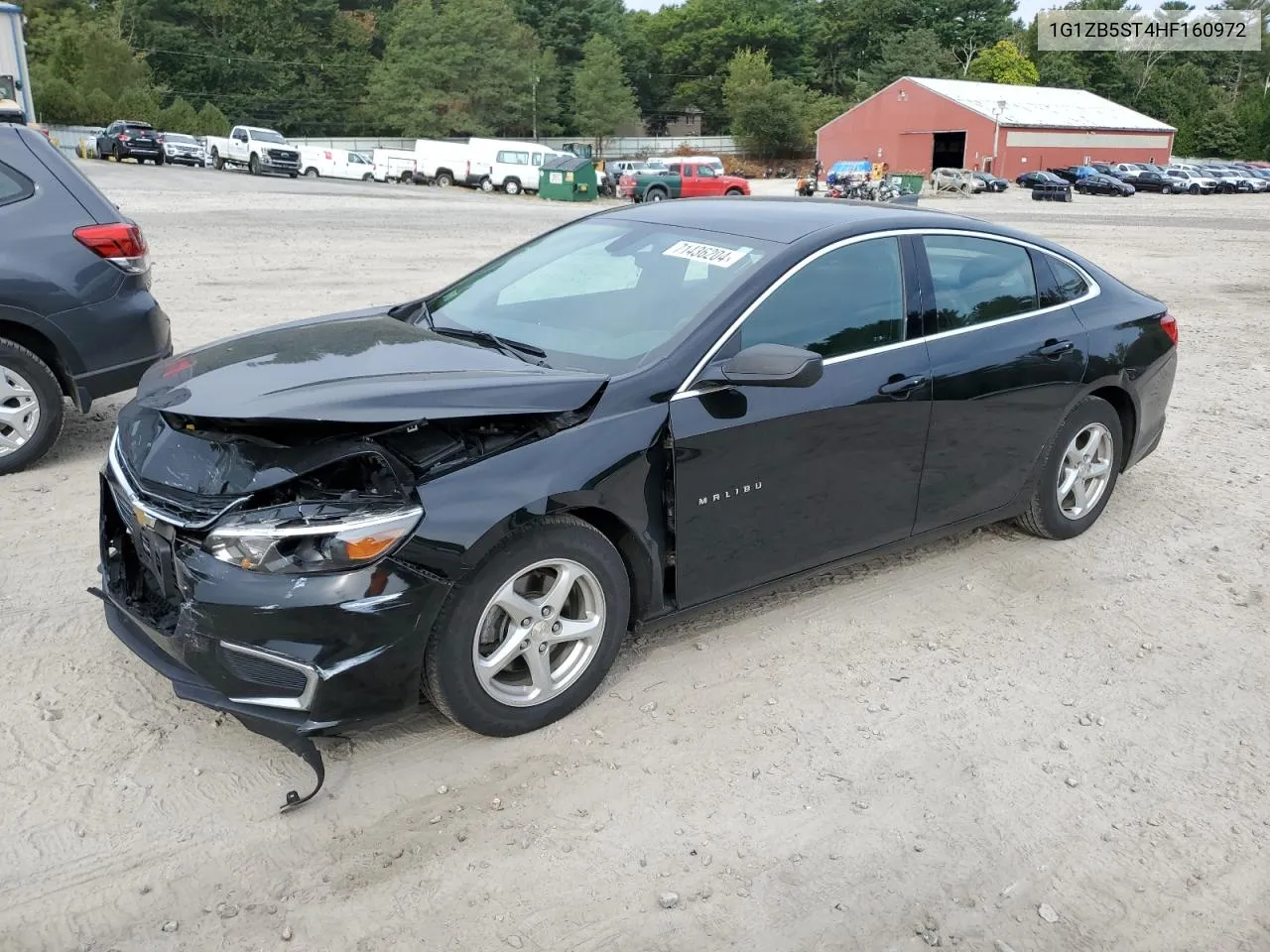 2017 Chevrolet Malibu Ls VIN: 1G1ZB5ST4HF160972 Lot: 71436204