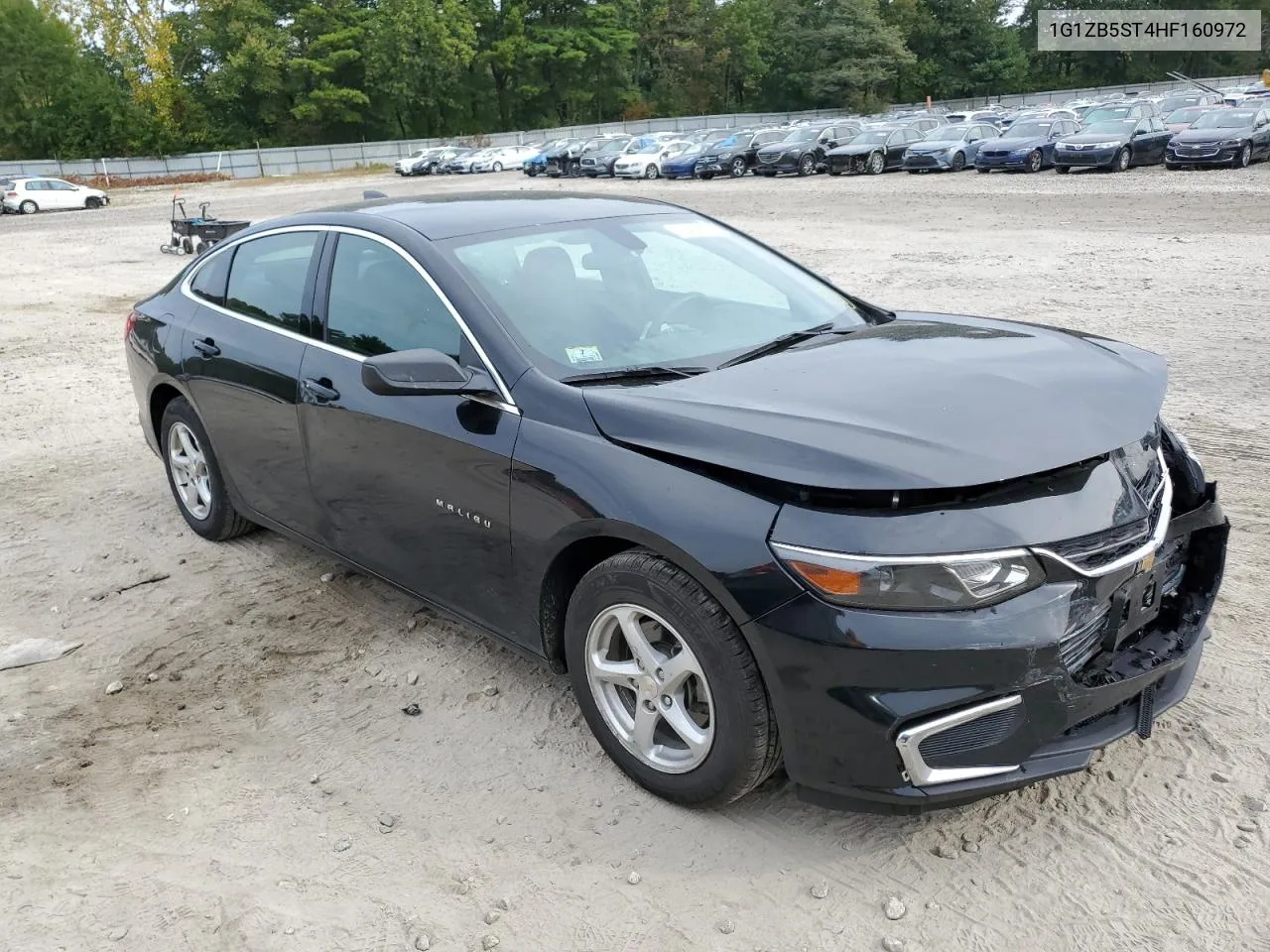 2017 Chevrolet Malibu Ls VIN: 1G1ZB5ST4HF160972 Lot: 71436204