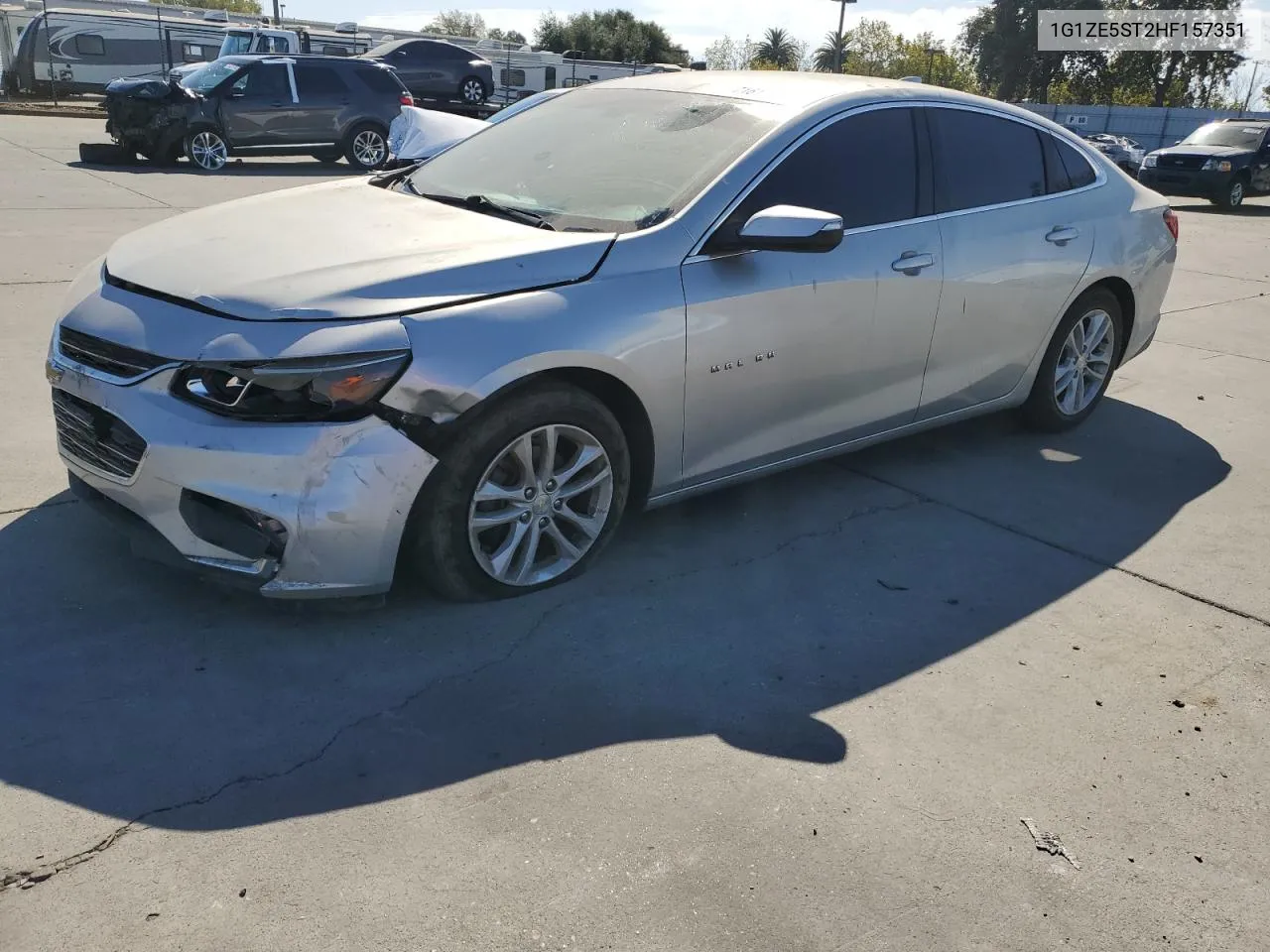 2017 Chevrolet Malibu Lt VIN: 1G1ZE5ST2HF157351 Lot: 71617964