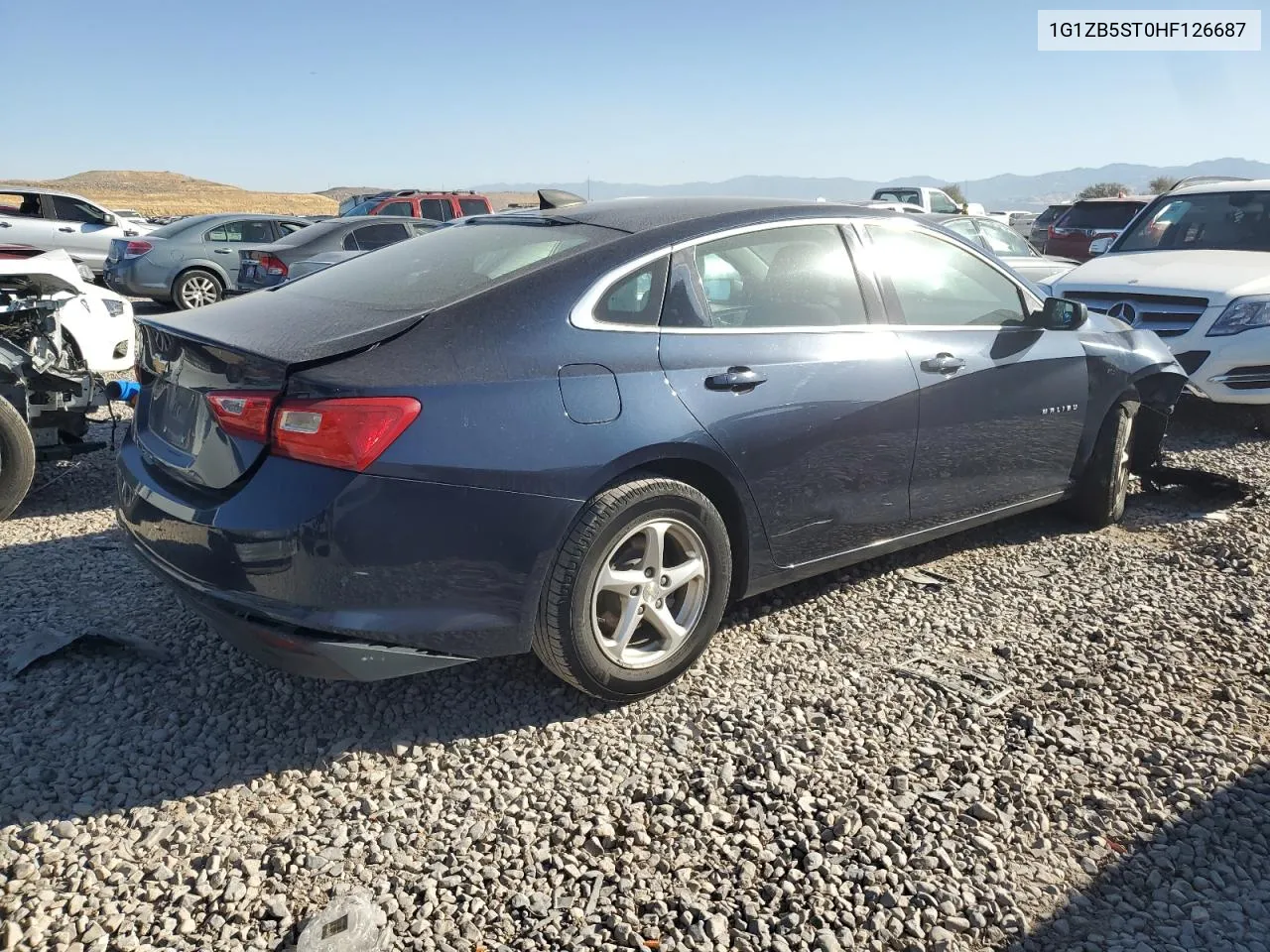 2017 Chevrolet Malibu Ls VIN: 1G1ZB5ST0HF126687 Lot: 71676904