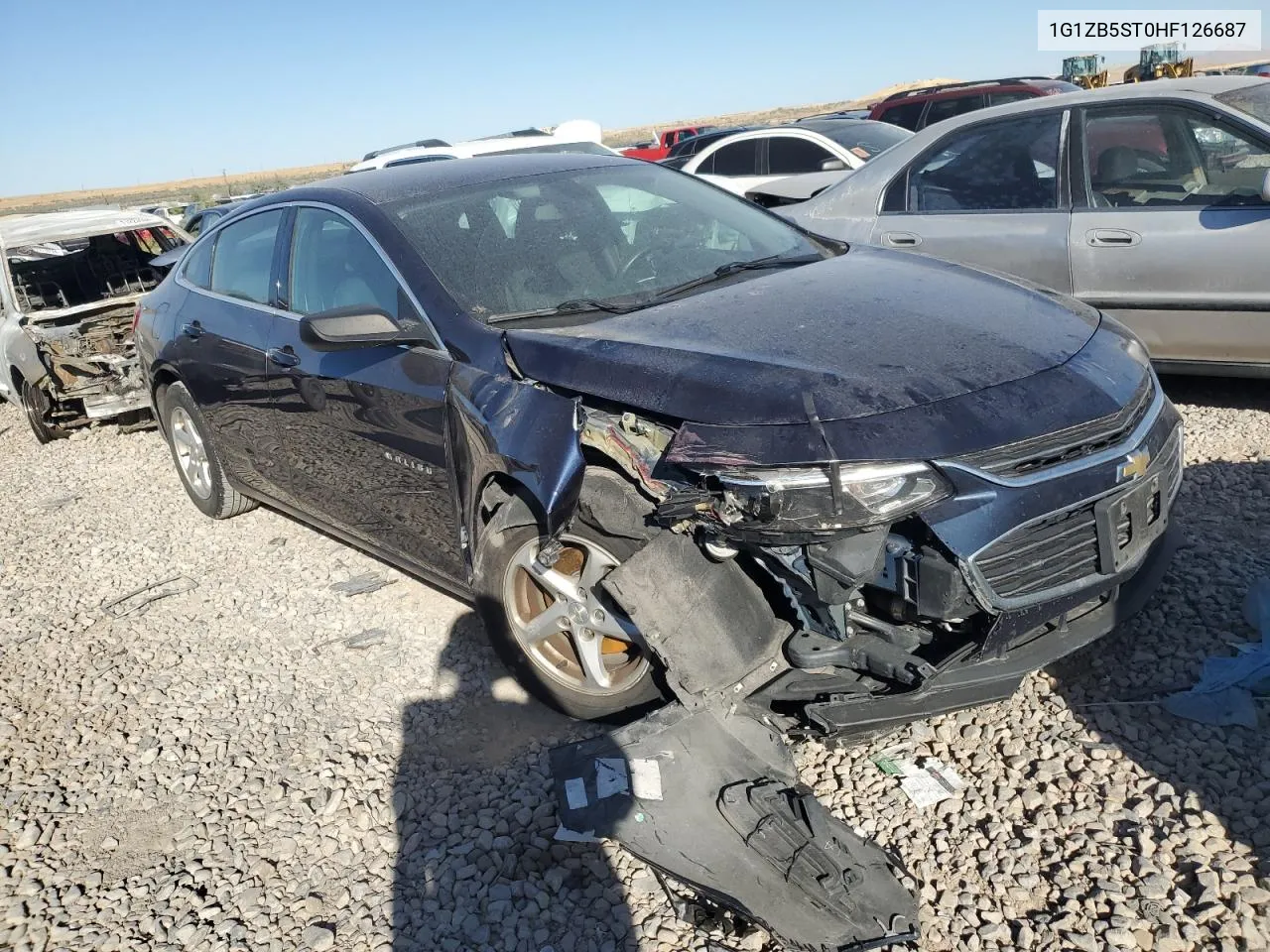 2017 Chevrolet Malibu Ls VIN: 1G1ZB5ST0HF126687 Lot: 71676904