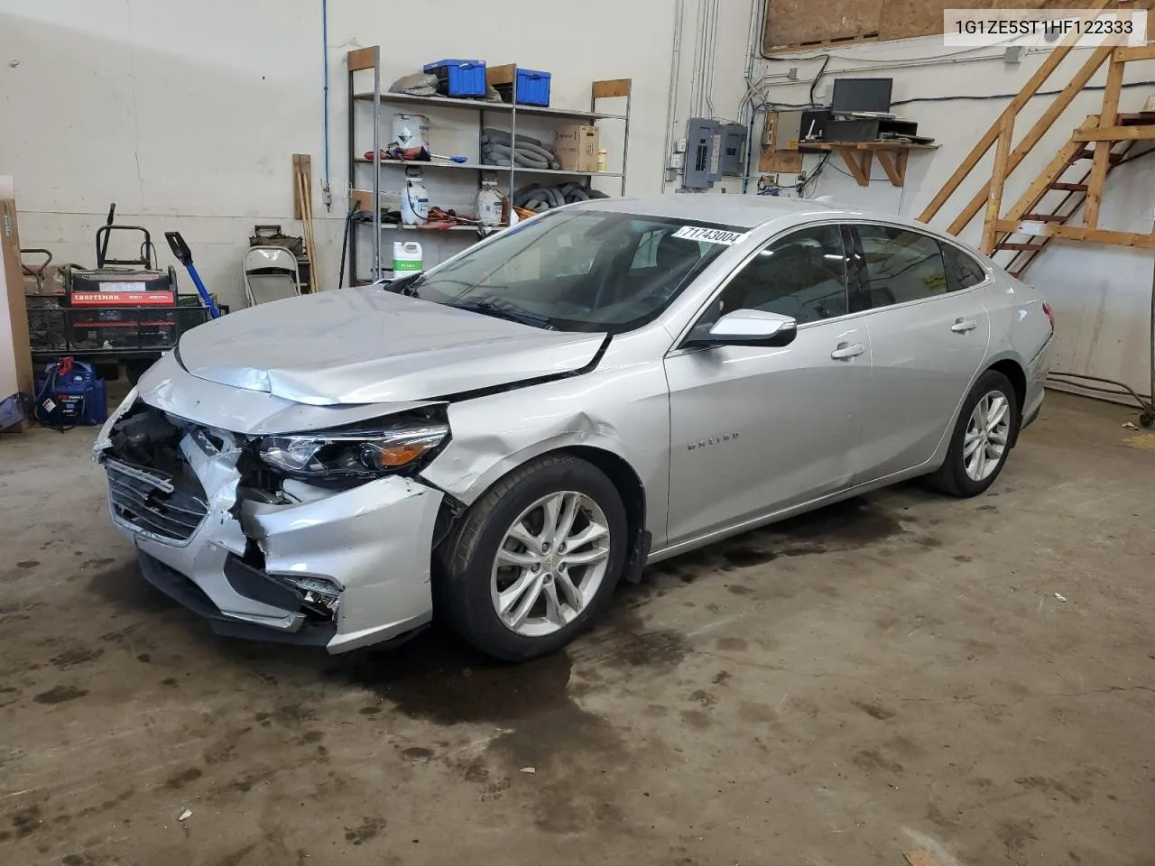 2017 Chevrolet Malibu Lt VIN: 1G1ZE5ST1HF122333 Lot: 71743004