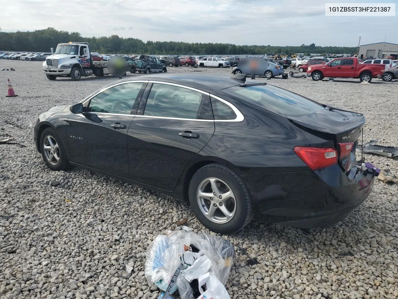 2017 Chevrolet Malibu Ls VIN: 1G1ZB5ST3HF221387 Lot: 71802154