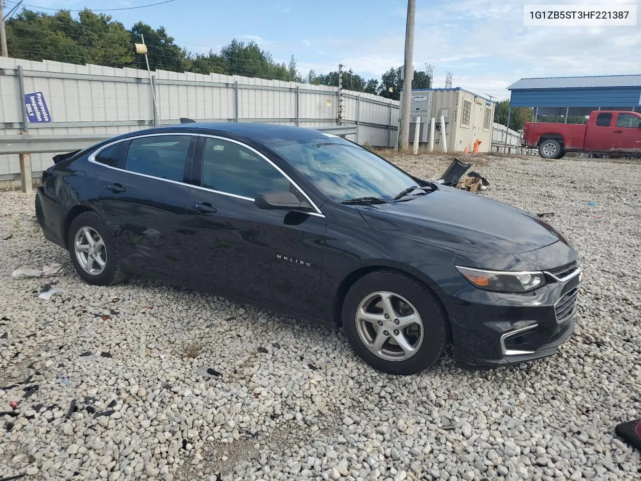 2017 Chevrolet Malibu Ls VIN: 1G1ZB5ST3HF221387 Lot: 71802154