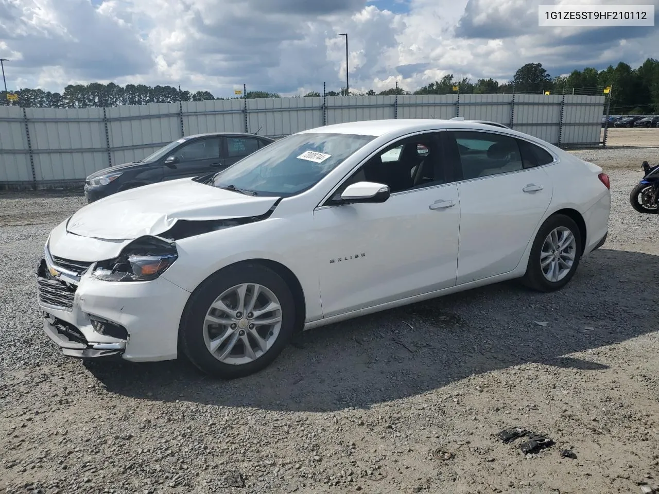 2017 Chevrolet Malibu Lt VIN: 1G1ZE5ST9HF210112 Lot: 72008744