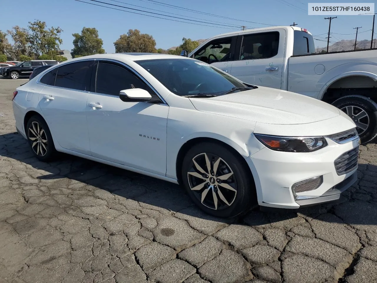 2017 Chevrolet Malibu Lt VIN: 1G1ZE5ST7HF160438 Lot: 72013494